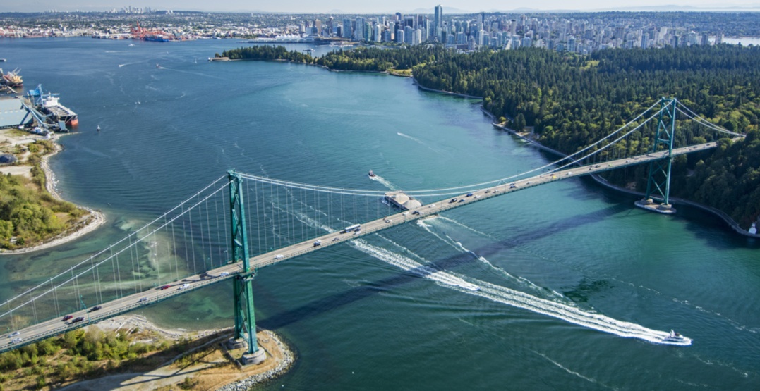 lions gate bridge bike lane